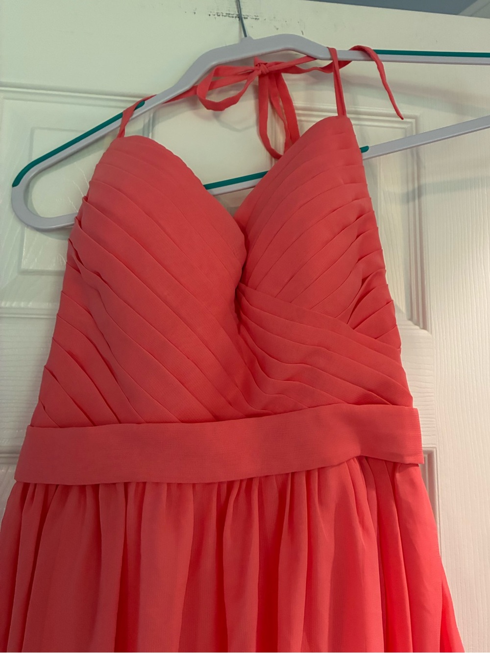 Vnaix Coral Halter One-Piece Dress